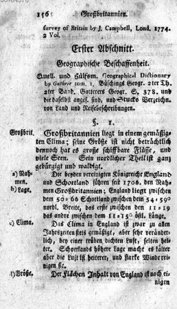 Erster Abschnitt. Geographische Beschaffenheit