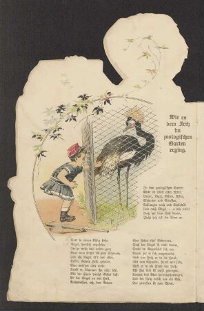 Wie es dem Fritz im zoologischen Garten erging.
