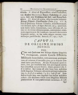 Caput II. De Origine Huius Judicii.
