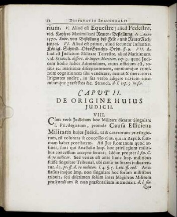 Caput II. De Origine Huius Judicii.