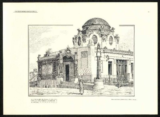 Tafel 6: Der Hofpavillon der Wiener Stadtbahn in Hietzing
