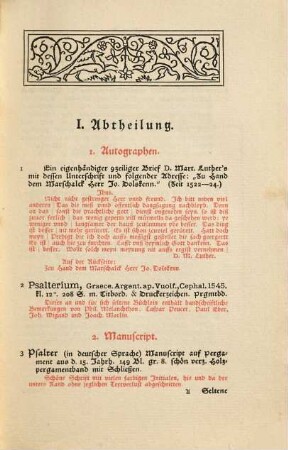 Luther-Bibliothek des Paulus-Museum der Stadt Worms