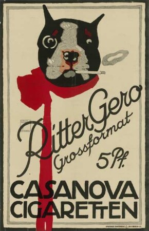 Ritter Gero Grossformat Casanova Cigaretten