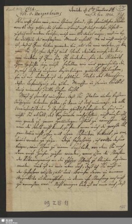 Nr. 50. Wangenheim, Karl August von