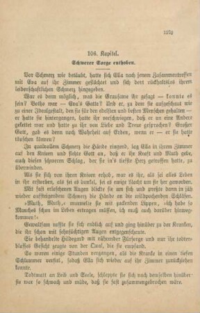 106. Kapitel. Schwerer Sorge enthoben.