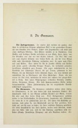 II. Die Germanen