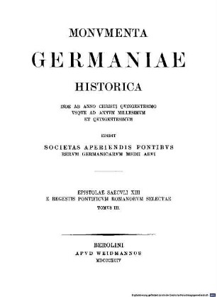 Monumenta Germaniae historica. 3