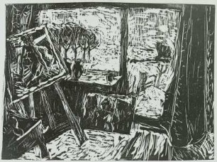 Atelier mit Landschaft