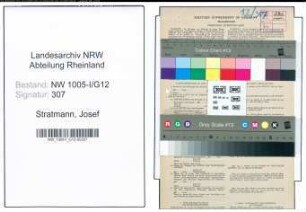 Entnazifizierung Josef Stratmann , geb. 12.04.1899 (Bergmann)