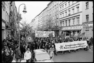 Demonstration am 1. Mai