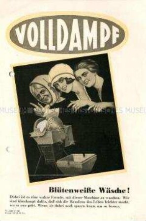 Volldampf / Blütenweiße Wäsche!