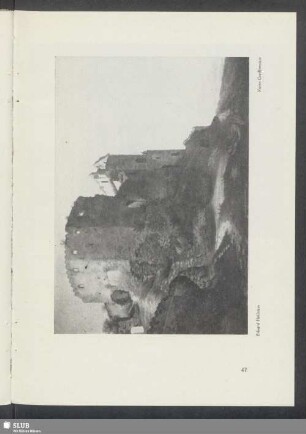 Eduard Hollstein: Ruine Greiffenstein