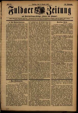 Ausgabe vom Freitag, den 06. August 1897.