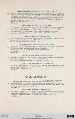 Alte Gemälde (Nr. 147-178)