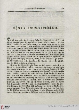 Theorie der Bequemlichkeit