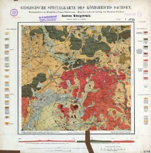 [4749] Königsbrück, Geologische Specialkarte des Königreichs Sachsen