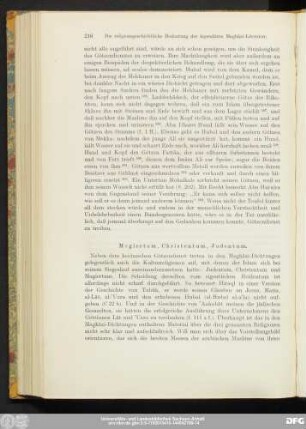 Magiertum, Christentum, Judentum.