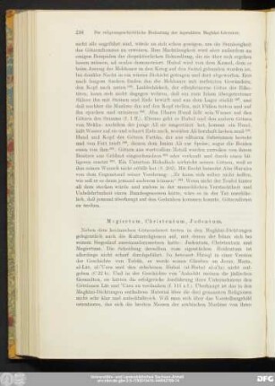 Magiertum, Christentum, Judentum.