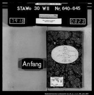 Zivilstandsregister Remlingen (Kanton Remlingen)
