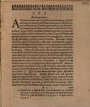 Exercitium acad. de modis perveniendi ad regiam potestatem