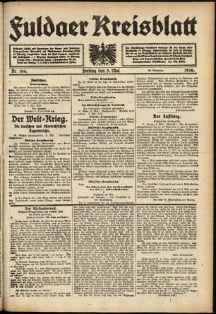 Ausgabe vom Freitag, den 05. Mai 1916.