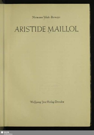 Aristide Maillol