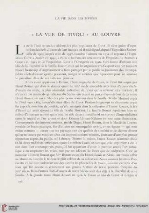 "La vue de Tivoli" au Louvre