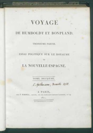 Voyage de Humboldt et Bonpland 3.P. T.2