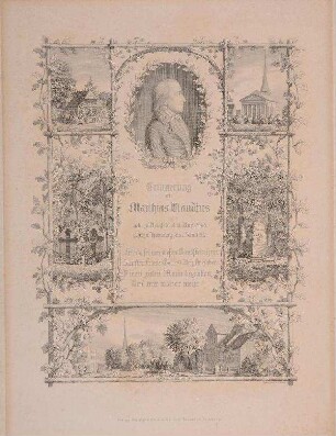 Bildnis von Matthias Claudius (1740-1815)