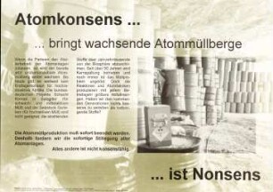 Atomkonsens ist Nonsens