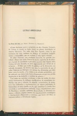 Letras argentinas