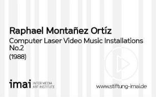 Computer Laser Video Music Installations No.2