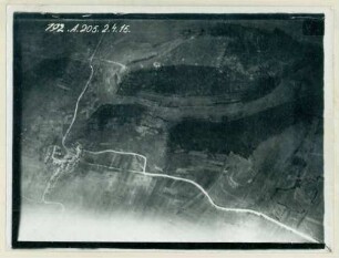 Foto des Geländes um den Côtes des Hures (Luftbild)