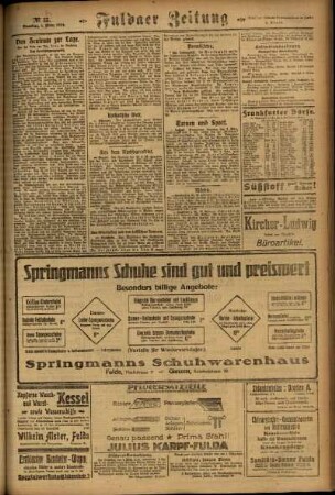 Zweite Ausgabe vom Samstag, den 01. März 1924.