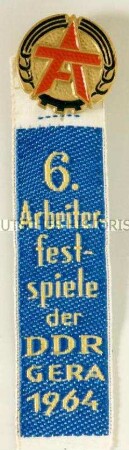 Arbeiterfestspiele der DDR, 6., Gera