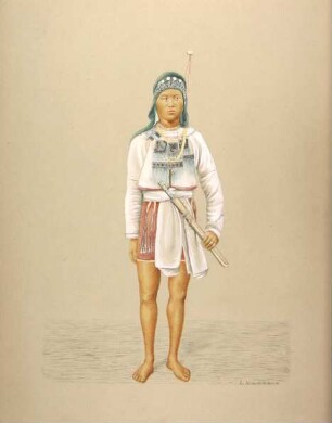 Ami-Mann in Festtracht aus Formosa