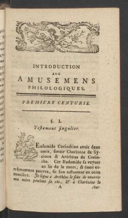 Première Centurie