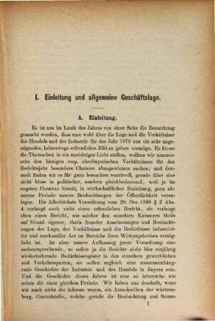 Jahresbericht der Handels- und Gewerbekammer Oberbayern. 1870