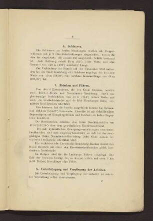 7. Brücken und Fähren.