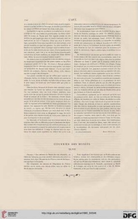 Courrier des musées