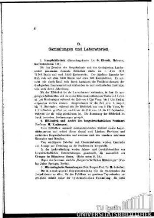 3. Mineralogische Sammlungen
