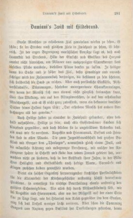281-307 Damiani's Zwist mit Hildebrand