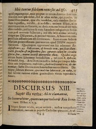 415-426, Discursus XIII