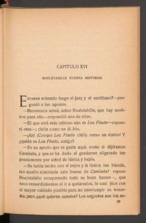 Capítulo XVI - Rouletabille cuenta historias