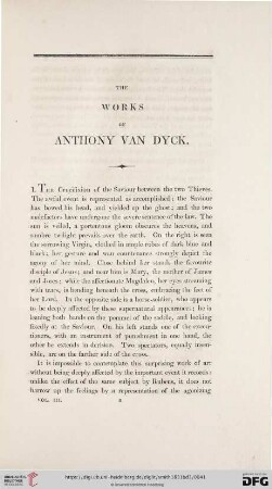 The Works of Anthony Van Dyck