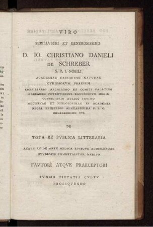 D.IO. Christiano Danieli de Schreber