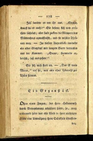 Ein Gegenstück.
