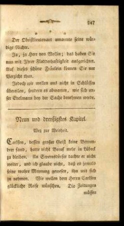 Neun und dreyßigstes Kapitel. Weg zur Weisheit.