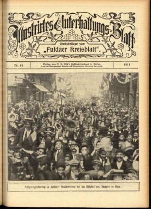 Ausgabe vom Sonntag, den 29. Oktober 1911.