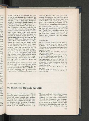 Die Stapelholmer Störche im Jahre 1974.